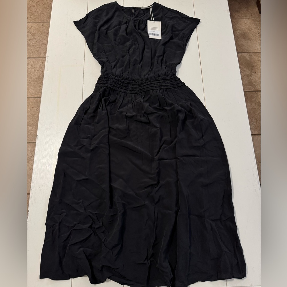 Everlane The Gathered Midi Dresss